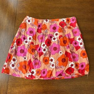 Urban Outfitters flowered skirt